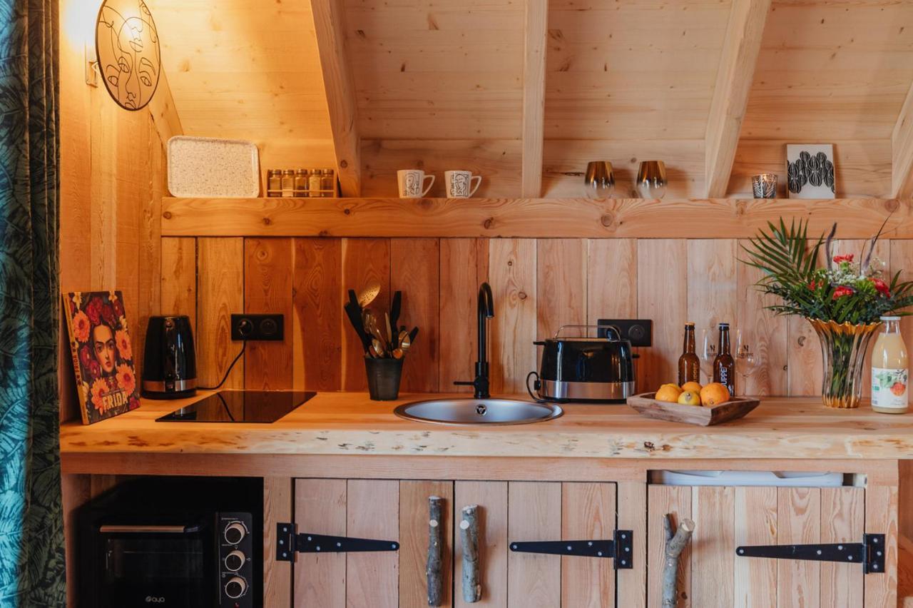 Les Cabanes Du Dauphine Et Logis A La Ferme Гап Екстериор снимка